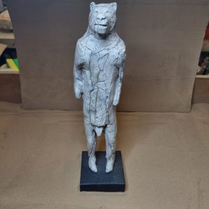 Sculpture "l'homme-lion" Grotte de Hohlenstein-stadel avec socle